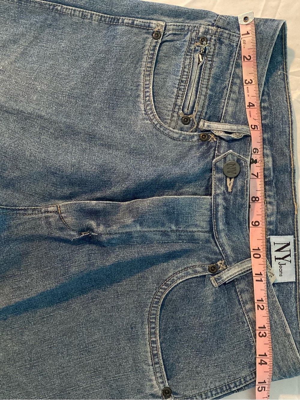 Vintage Y2K New York & Co. Classic Light Blue Denim Jeans - Picture 7 of 7